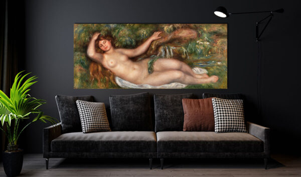 Πίνακας Ζωγραφικής, Reclining Nude (Femme nue couchée) (1910), Pierre-Auguste Renoir, HEP-2021-4419