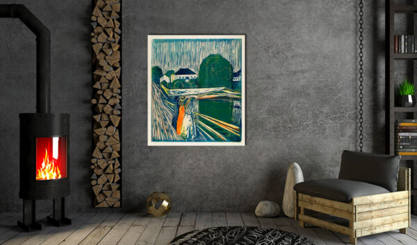 Πίνακας Ζωγραφικής, The Girls on the Bridge (1918), Edvard Munch, HEP-2021-4427