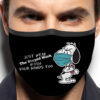 Υφασμάτινη Μάσκα Προστασίας Just Wear The Stupid Mask, Snoopy, Hello Exclusive Design-2021-3233