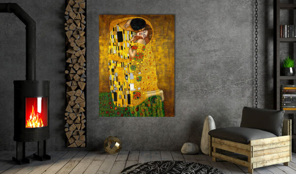 Πίνακας Ζωγραφικής, The Kiss, Gustav Klimt, HEP-2021-4448
