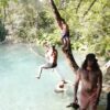 Thessaloniki to Skra Waterfalls and Blue Lagoon - Private Day Trip. Ιδιωτική Ημερήσια Εκδρομή στους Καταρράκτες της Λίμνης Σκρα